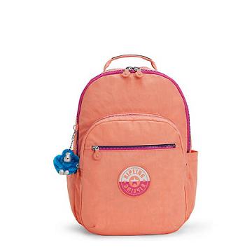 Kipling Seoul Large 15" Backpack Laptoptassen Oranje | BE 1655UZ